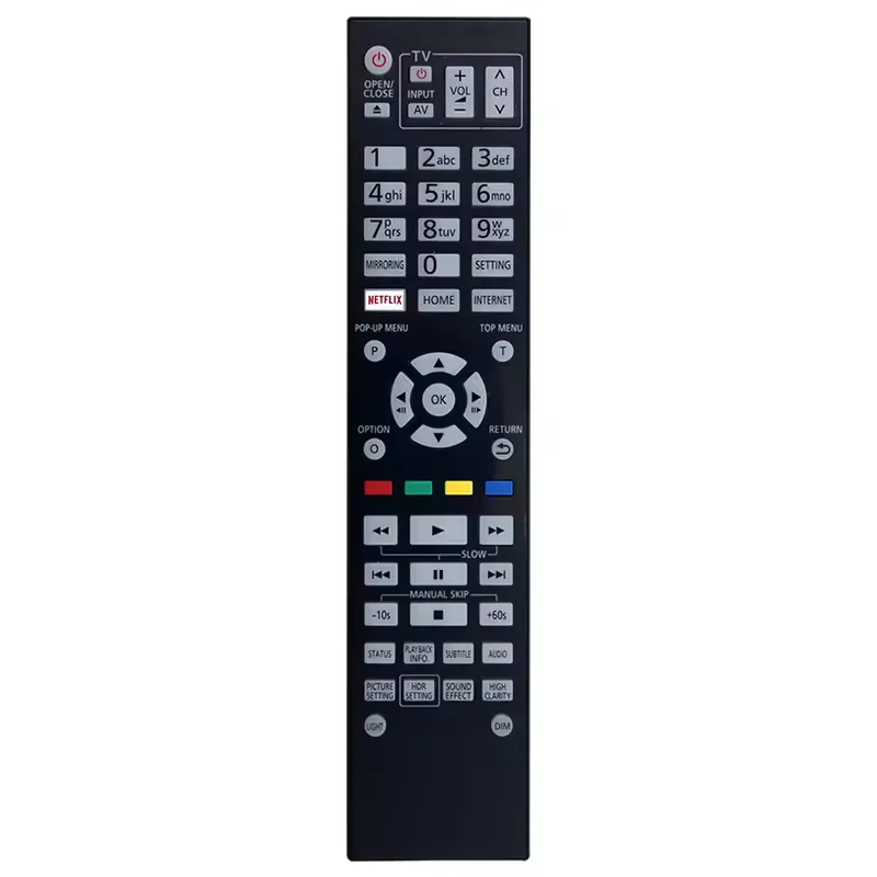 Mando a distancia N2QAYA000172 adecuado para Panasonic DVD DP-UB9000 UB820EB N2QAYB000175 accesorios