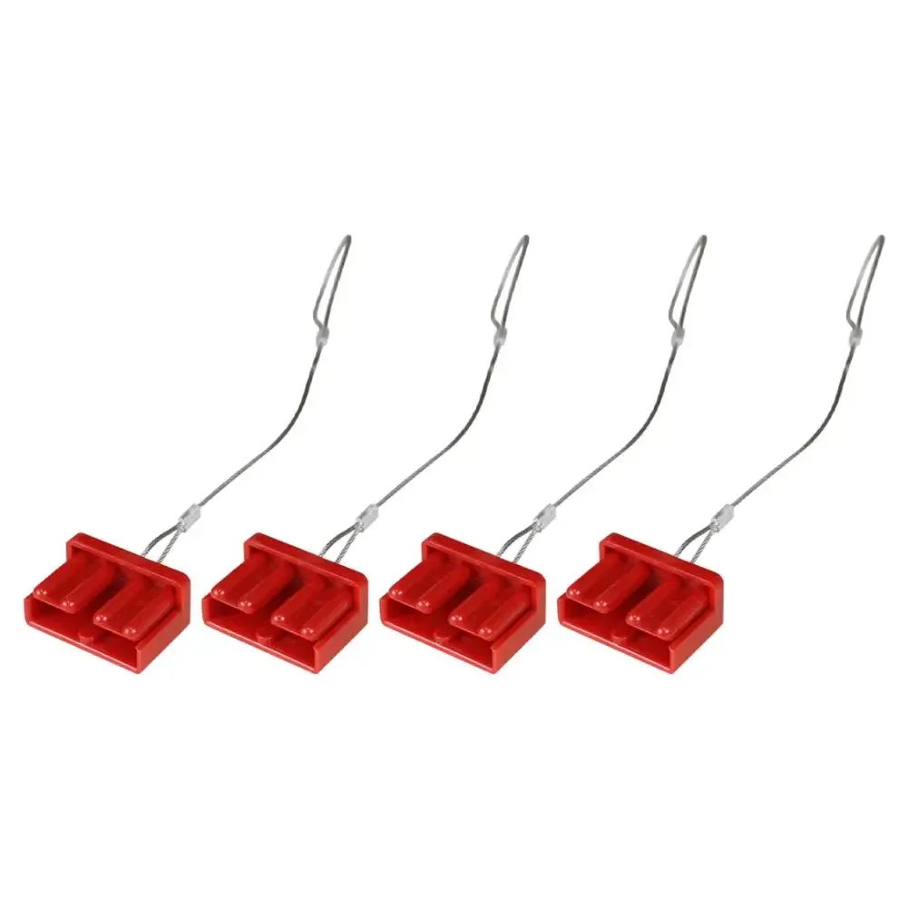 

4PCS Battery Terminal Cap Covers For 120AMP Connectors Designed For Caravan Forklift Tractor Sports Car And Industrial Use