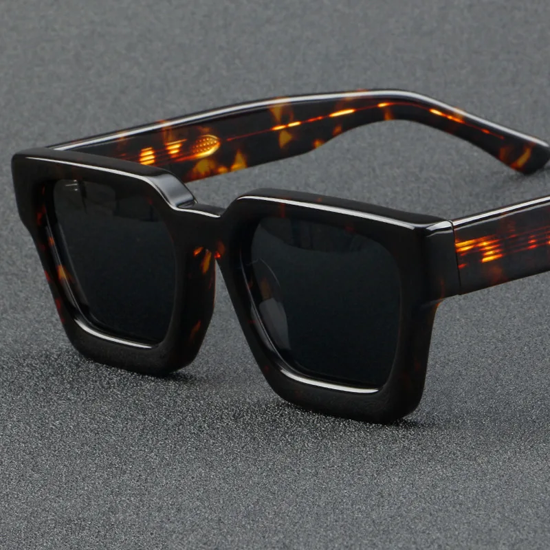 Board retro frame 1439S box polarized sunglasses, European and American personalized fashion sunglasses