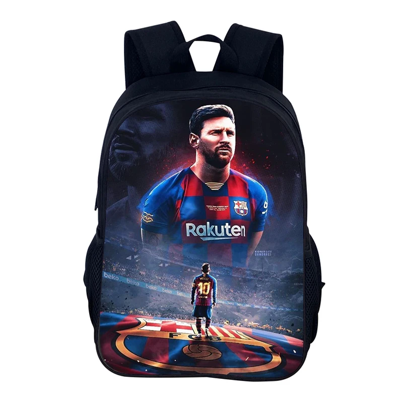 ฟุตบอลกีฬากระเป๋าเป้สะพายหลัง M-Messis กระเป๋านักเรียนชายและหญิงกีฬา Rucksack Star Player กระเป๋าเป้สะพายหลังโรงเรียนกระเป๋าหนังสือสําหรับของขวัญที่ดีที่สุด
