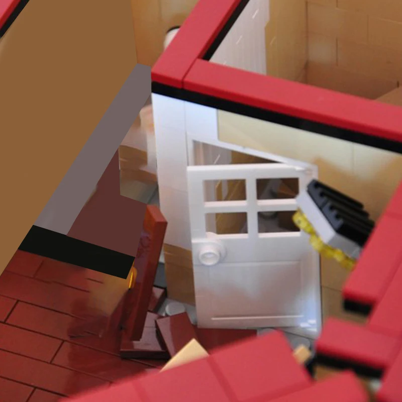 4547 PCS Building Brick Modular Wine and Flower Shop MOC Customize Modular Building Block Popular Model DIY Assembly Toy Gift