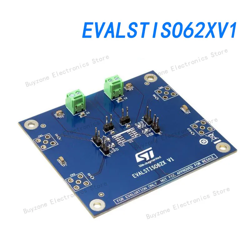 

EVALSTISO62XV1 Interface development tool dual channel digital isolator evaluation board