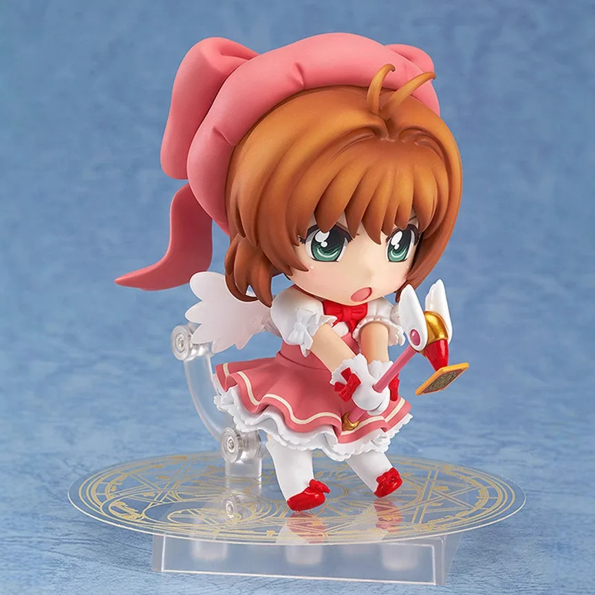 Japanse stijl kersenbloesem pop verwisselbaar gezicht handgemaakt model schattig Chibi collectible ornament kunst ambachtelijke decor