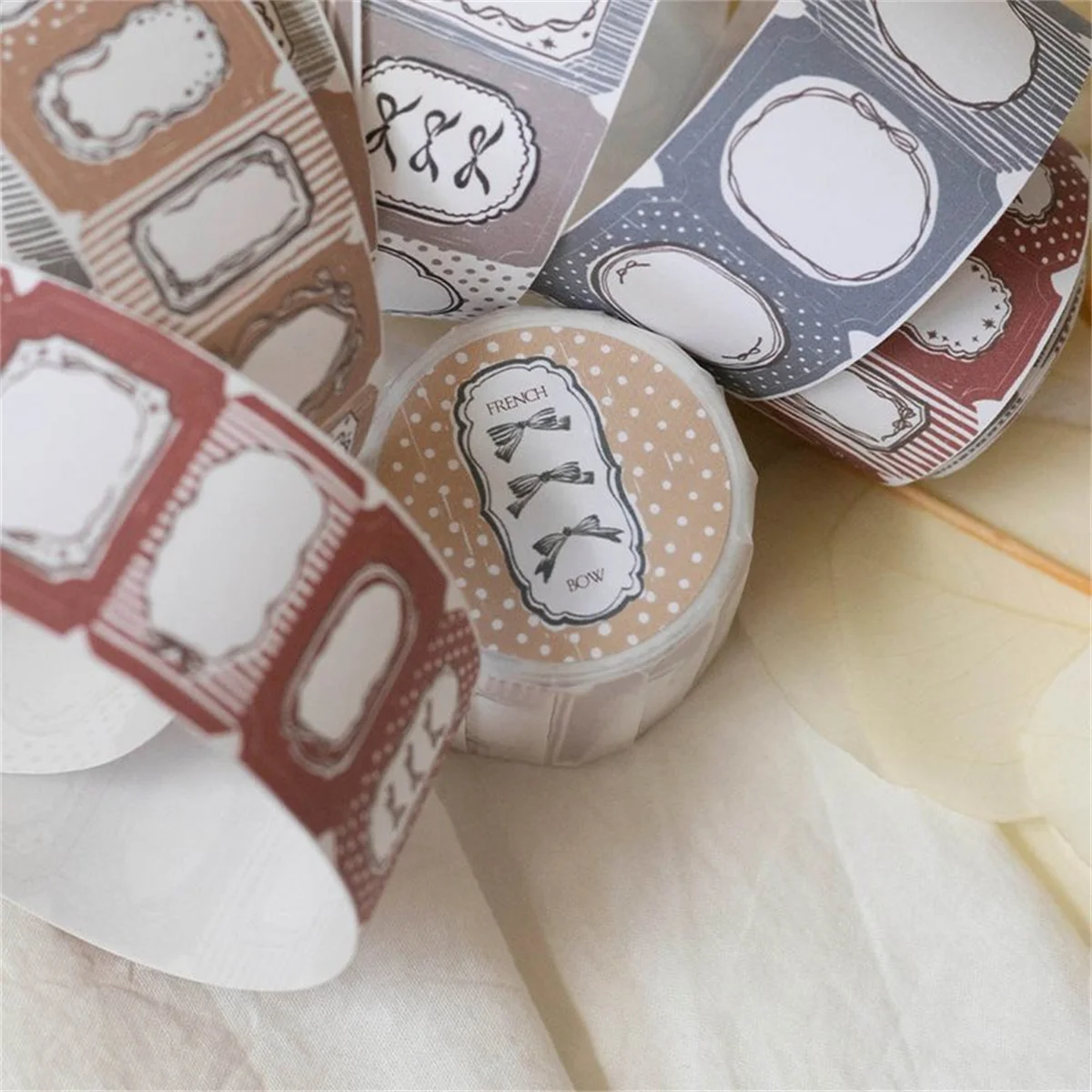 

Loidesign Vintage Bow Washi Paper Tape for Card Making Plan Scrapbooking DIY Decorative Sticker