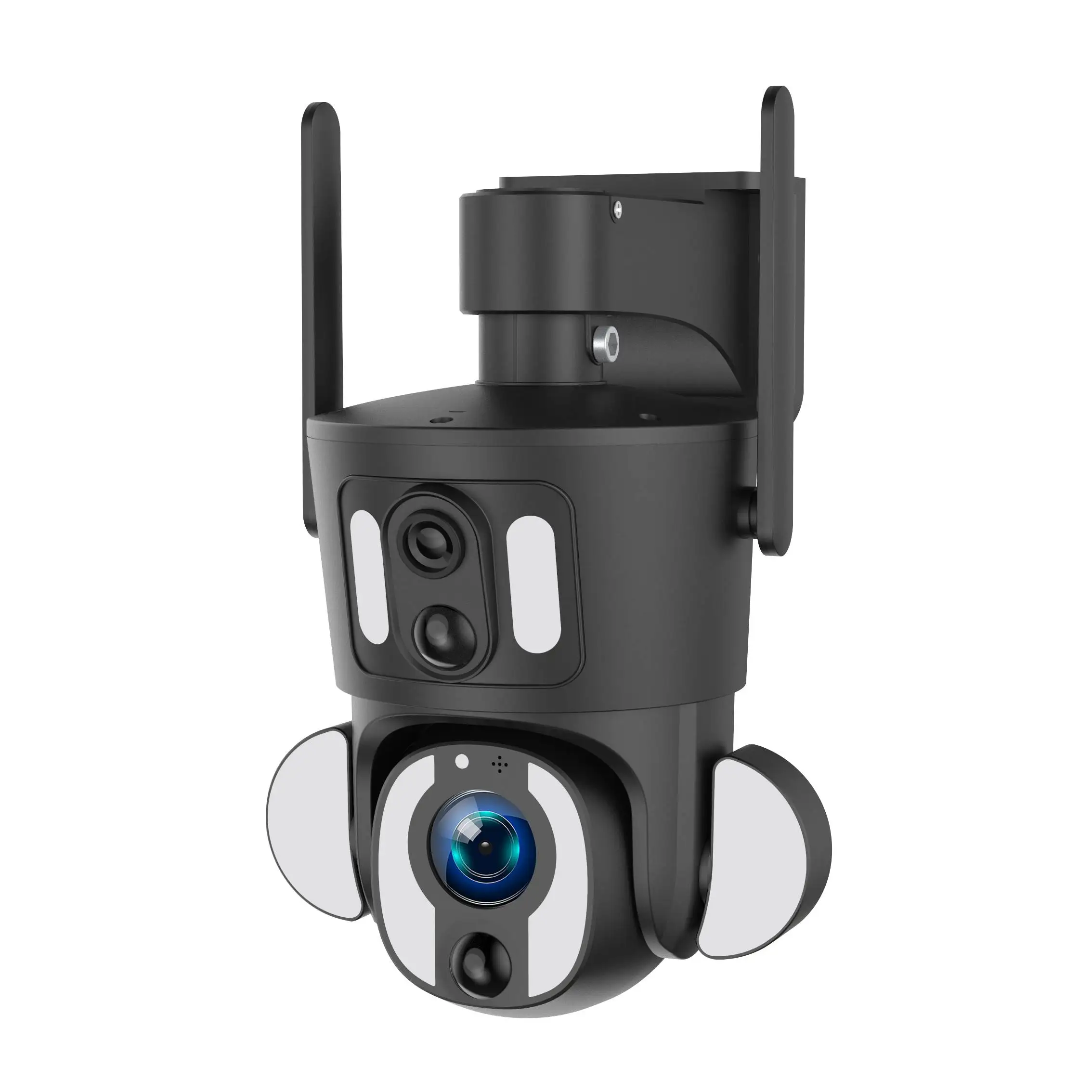 4MP 4G WiFi عدسة مزدوجة 10X التكبير لوحة طاقة شمسية الكرة الربط كاميرا Ptz الذكية #3