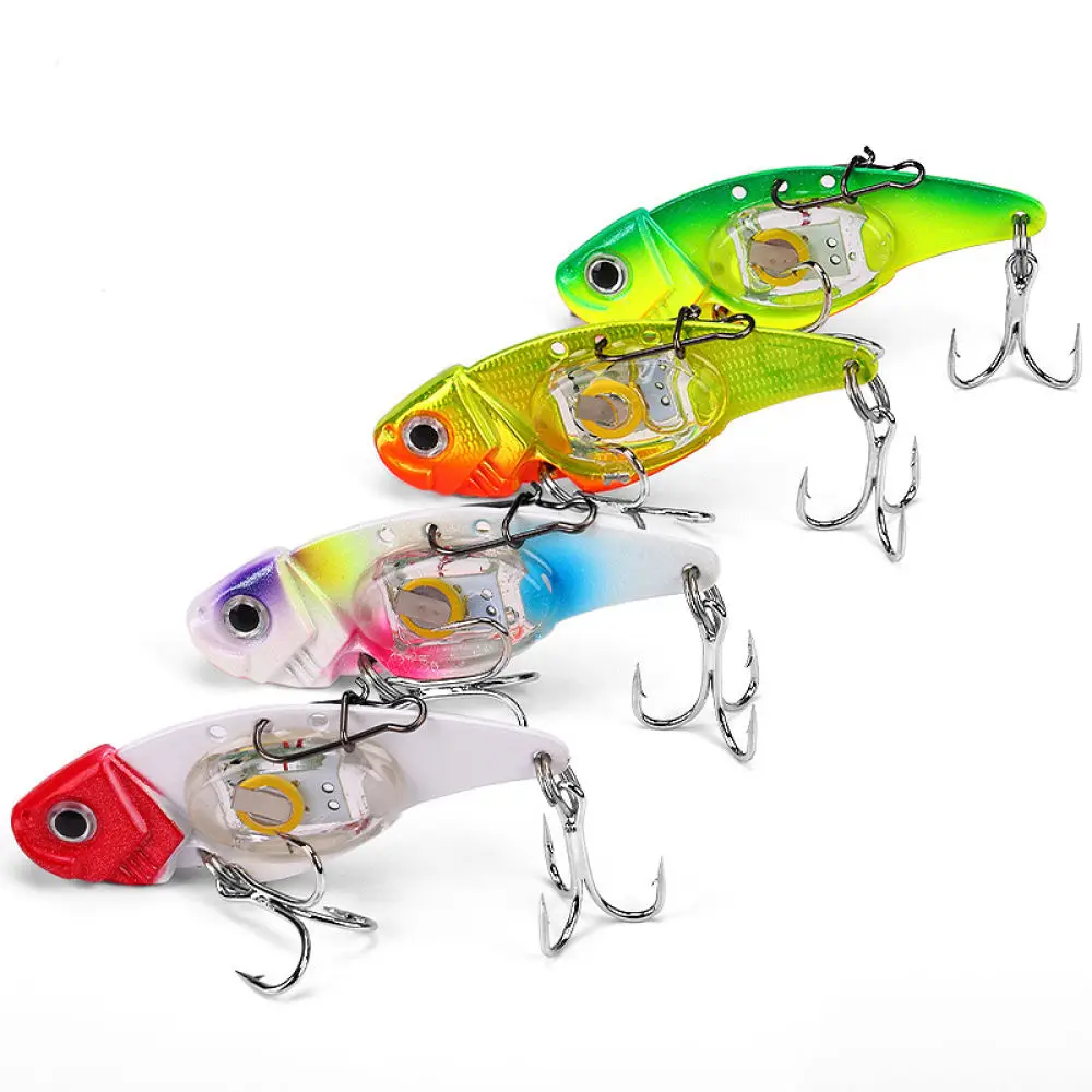 For Weihe Professional Metal VIB Lure 33g Zinc Alloy Hard Bait Luminous Night Fishing Jigging Tackle Long Casting Attractant