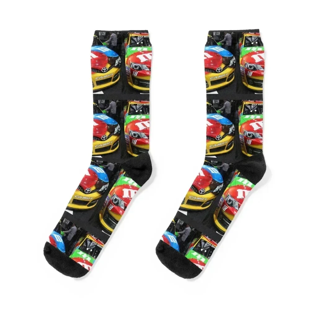 kyle busch racing Socks winter gifts custom Stockings compression funny gifts Girl'S Socks Men's