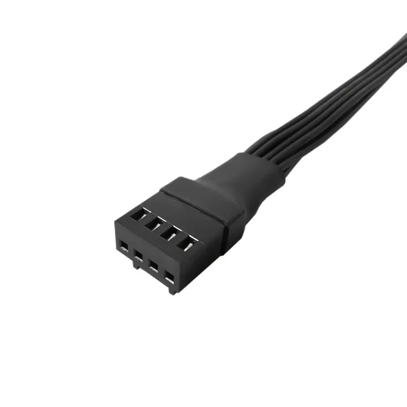 1 to 3 Way Motherboard 4 Pin PWM Connector Cooling Fan Extension Cable Computer Fan Cable 4p One Point Three HUB