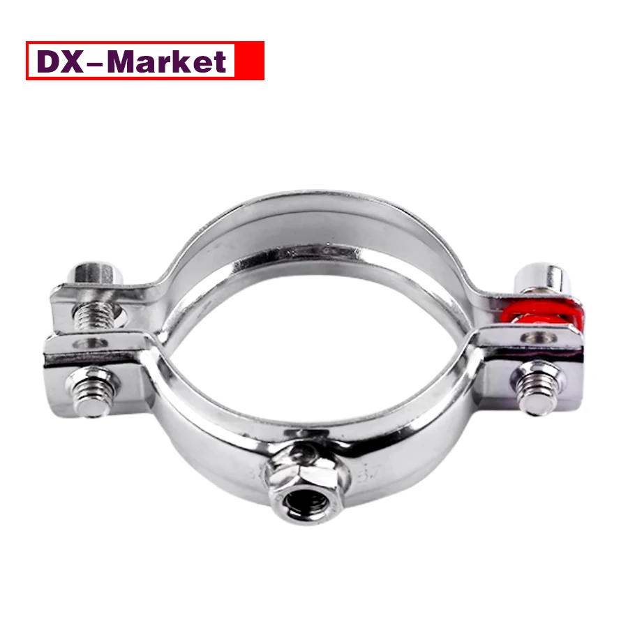 

304 Stainless Steel Adjustable Pipe Bracket Clamp With M8 Nut ,C048