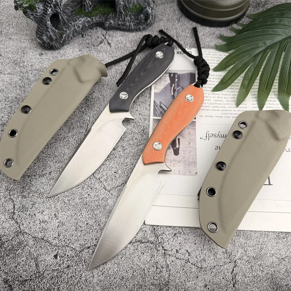 Fixed-blade Hiking Knife Sheath Safe Storage Featuring 8Cr13MoV Blade G10 Handlethe Perfect Choice Outdoor Camping Fishing