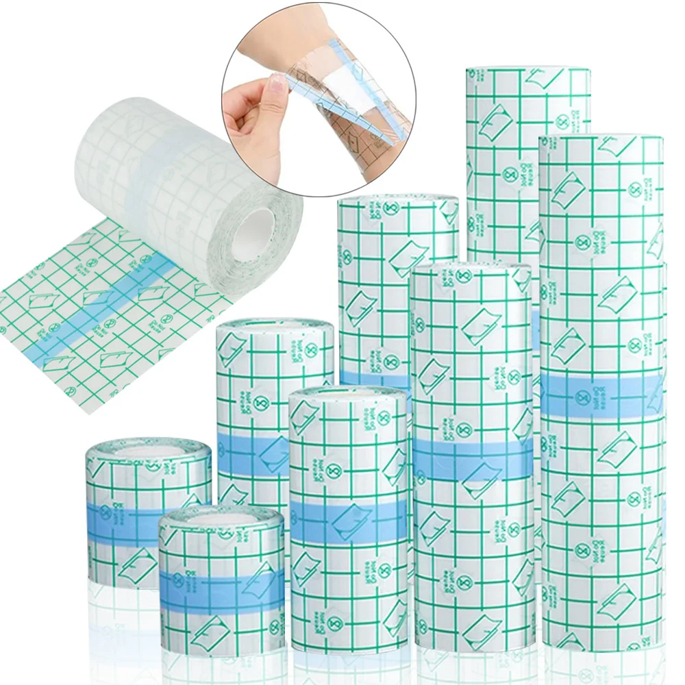 

10/5/2 м водонепроницаемая пленка для татуировки в рулоне, защитный уход за кожей, лечебные клейкие повязки для татуировок, ремонтные аксессуары для татуировок, полиуретановая лента