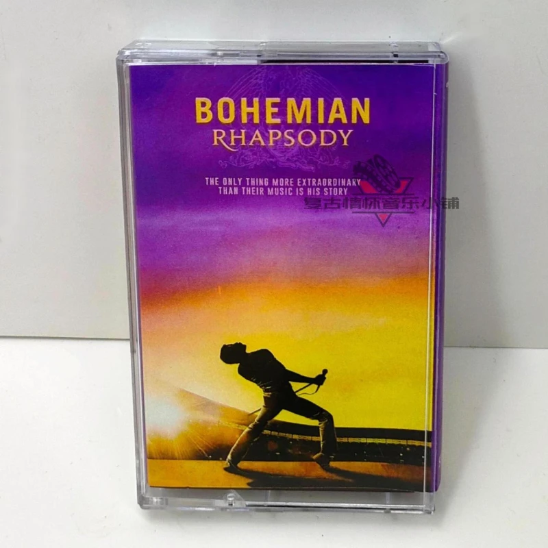 Klasyczna kaseta muzyczna Queen Freddie Mercury Bohemian Rhapsody Album Kasety Cosplay Muzyczna Kasetka Walkman Rejestrator Dźwięku Teczka z Muzyką — zdjęcie 3