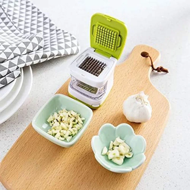 1pc Garlic press chopper stainless steel portable garlic ginger ginger onion vegetable chopper kitchen gadgets