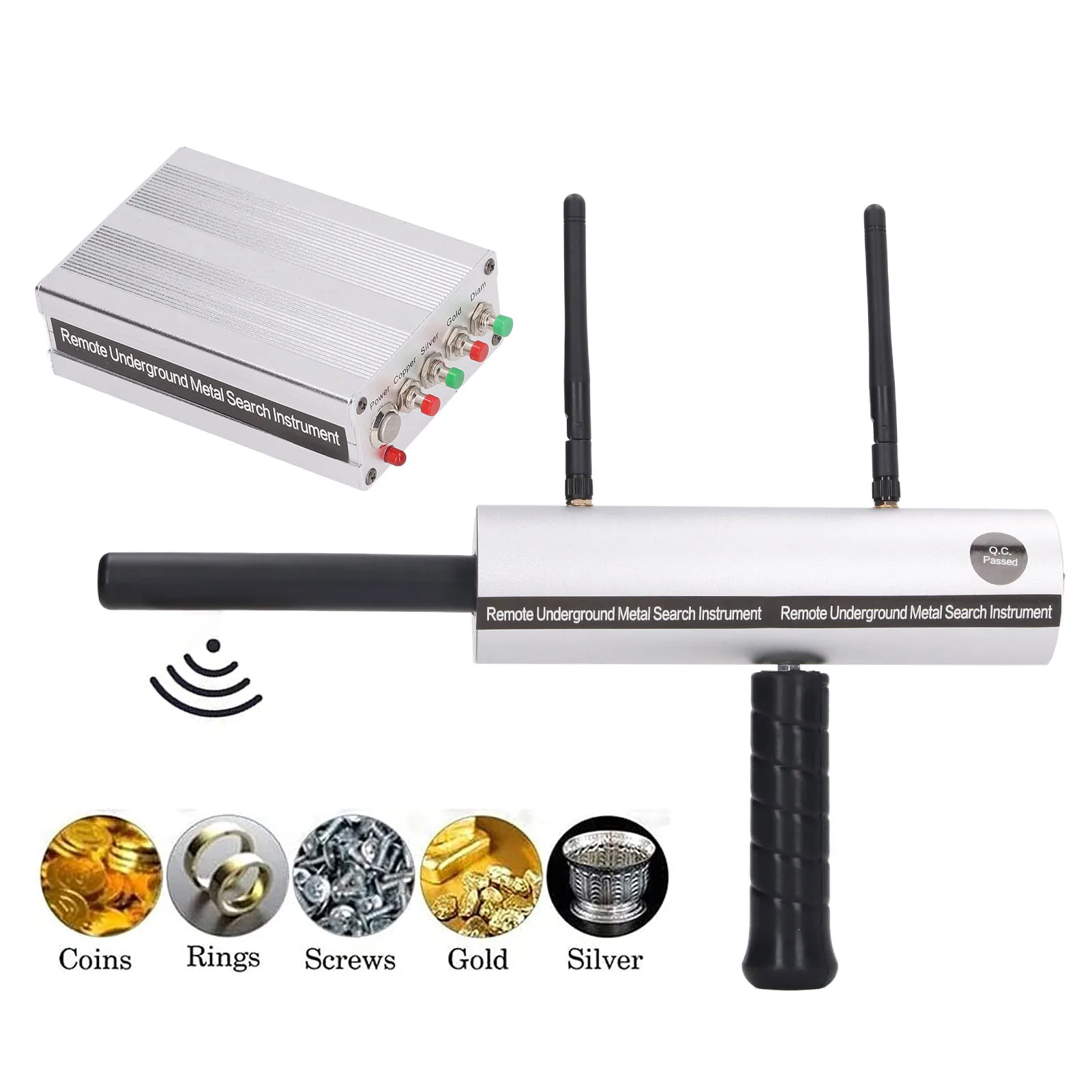 

Gold Finder Metal Detector 1000 Range 20m Depth Professional Treasure Finder Gold Silver Copper Locator Scanner AC Metal Locator