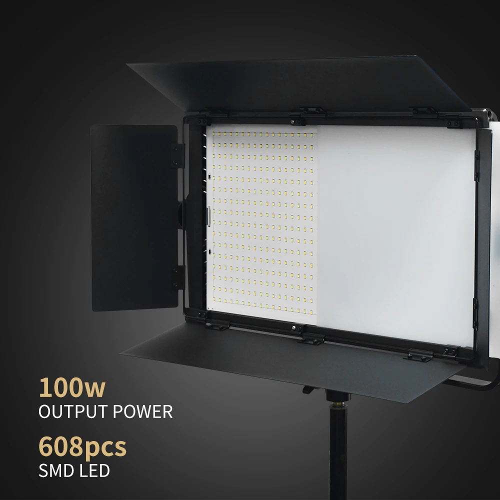 100W Led Panel Video Lights Bi-color Photo Studio Lighting Continuous Lamp Yidoblo A2200IIQ Soft Fill Light CRI95 Remote Control