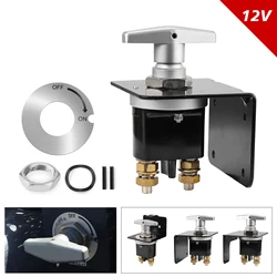 12V Battery Circuit Cutter Heavy Duty Battery Kill Switch Disconnecter Isolator With Keyhole For RV Camperize Van Accessories