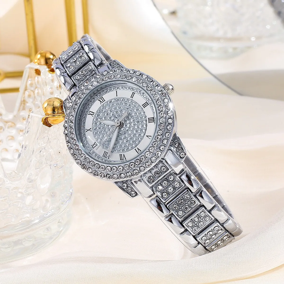 ladies gold dress watches Tiny Gold-tone Timex Dress Watch main image 1