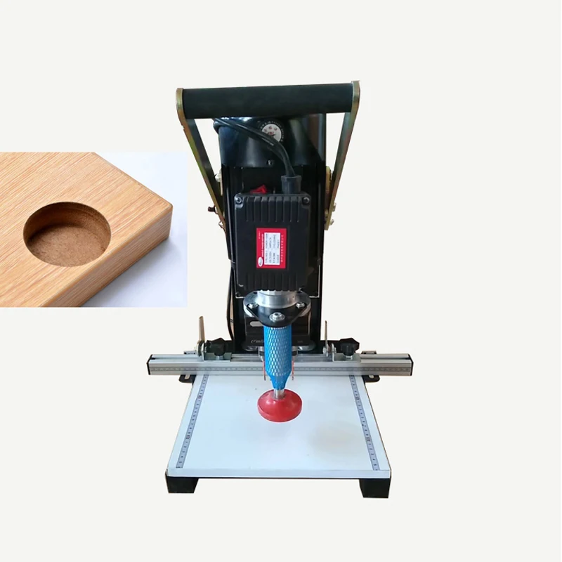 

220V Portable Hinge Drilling Hole Machine Cabinet Furniture Plate Drill Hole Punching Machine Woodworking Drill 1100W