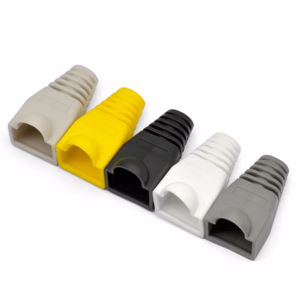 CNCOB environmental protection rj45 8p8c connector jacket cat5e cat6 cable protection sleeve, suitable for cable diameter 6.0mm