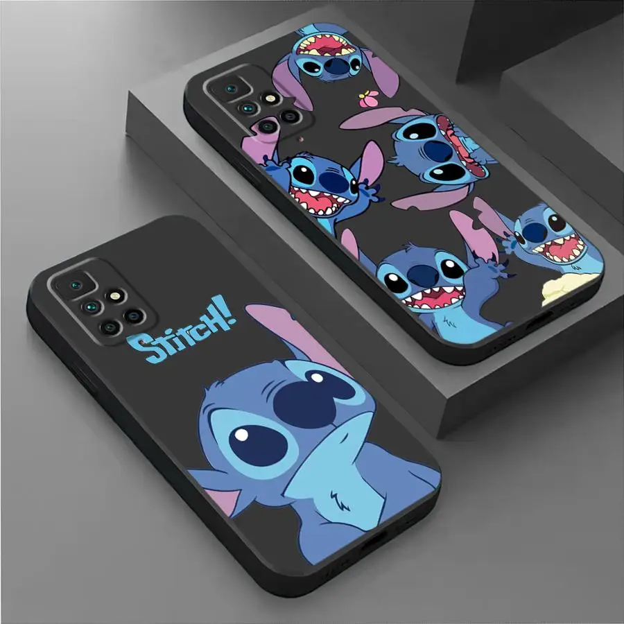 Stitch Angie Cartoon Phone Case for Redmi Note 11S 9S 8T 10S 12S 11 Pro 10 12 9 8 7 13 Pro 9T 10 Luxury Coque TPU Soft