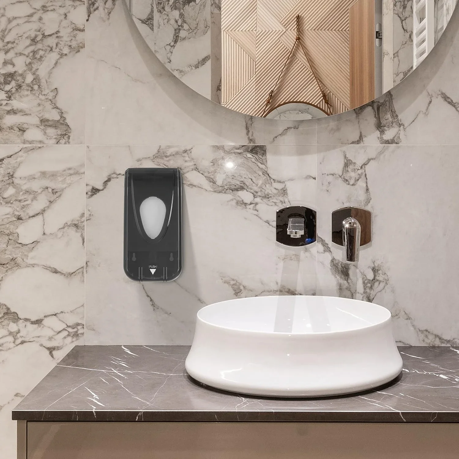 디펜서 비누 및 손 소독제, 비누 로션 젤, 벽걸이, 1000ml, 33oz