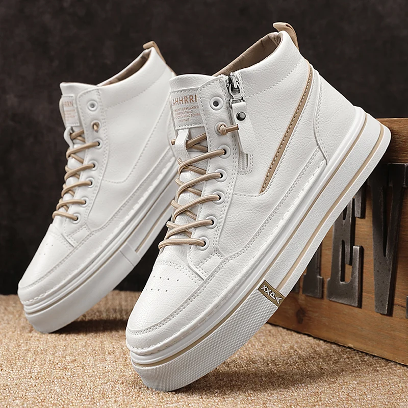 

Высокие кроссовки больших размеров, повседневная обувь, универсальная спортивная обувь на толстой подошве, увеличивающая рост E108