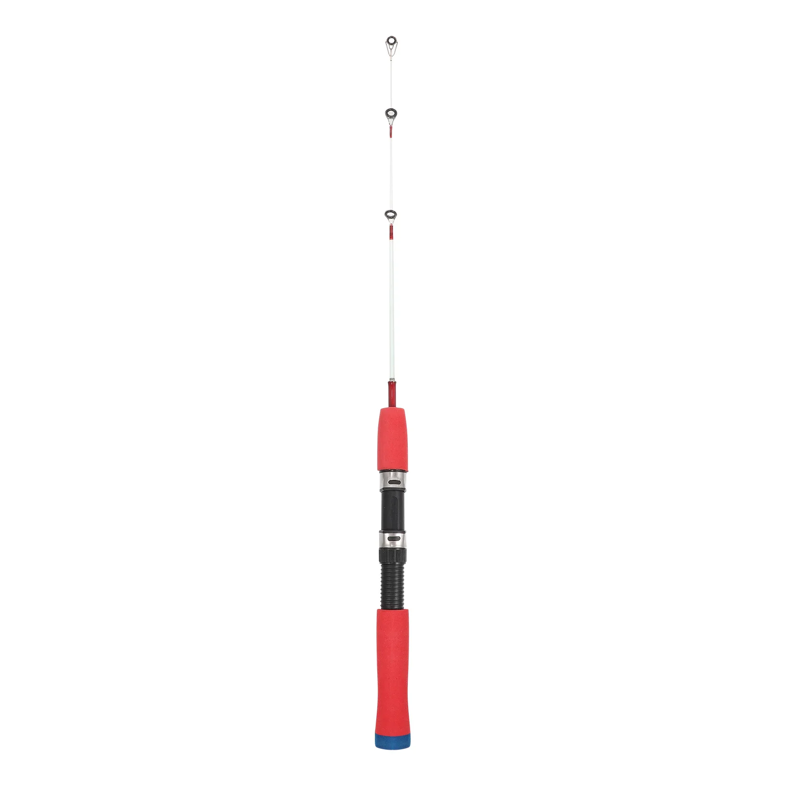 

Ice Fishing Rod 60cm Portable Short Section Metal Durable Practical Scientific Structure Anti Entanglement Smooth Line Outdoor