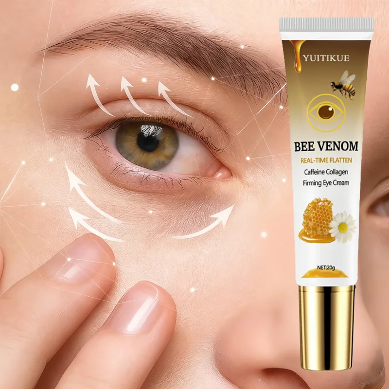 YUITIKUE Natural Bee Venom Eye Cream | Gentle Daily Care, Firms & Hydrates For All Skin 20g