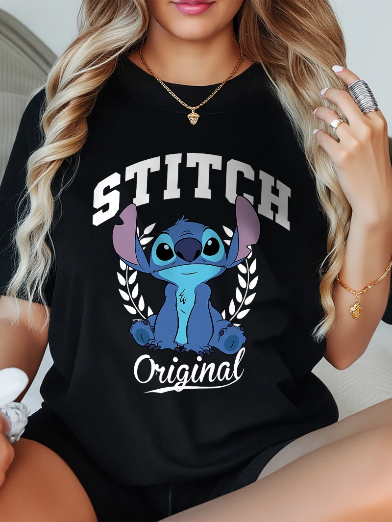 رائجة البيع 2025 حجم كبير المرأة مضحك الجرافيك تي شيرت ديزني ذات العلامات التجارية المشتركة تي شيرت لكل من الرجال والنساء في 2025 أفضل Y2k