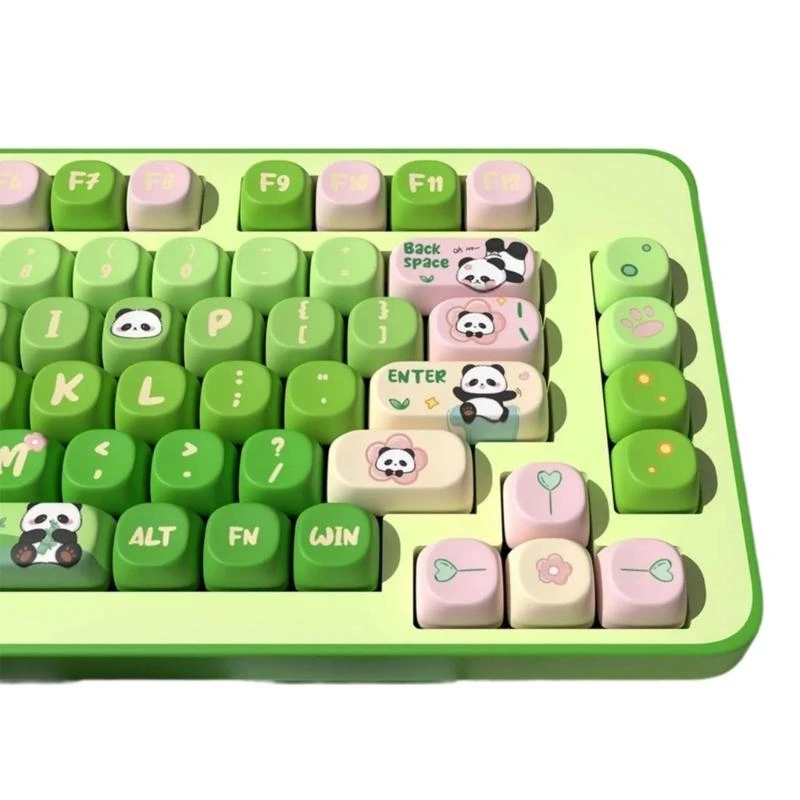 G6DD PBT Keycap Set 131Keys Candy Bear Theme MOA Height Keycaps For Mechanical Keypad