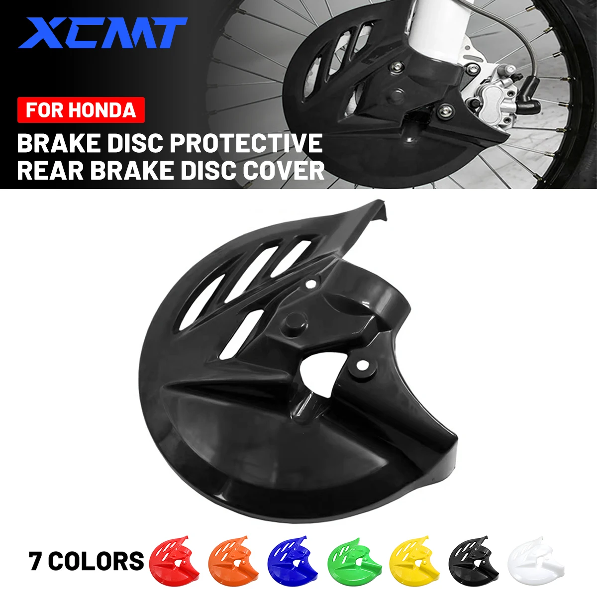 

For Honda CRF 250R 250RX 250X 450L 450R 450RWE 450RX 450X Motocross Brake Disc Protective Rear Brake Disc Cover Protection Cover