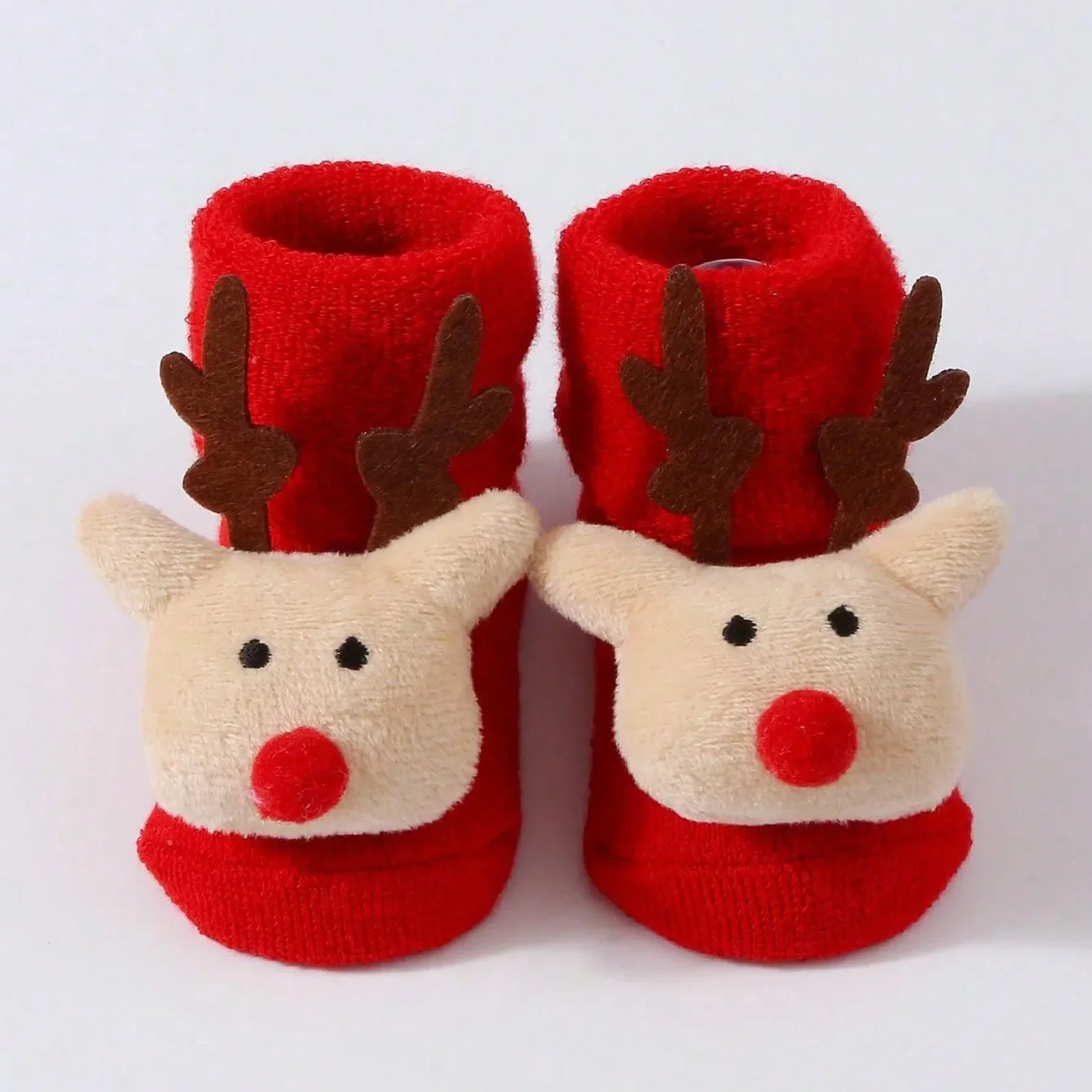 Boden Socken Mädchen Infant Jungen Mid Socken Neue Santa Claus Puppe Gestrickte Baby Socken Neugeborenen Kleinkind Weiche Schneemann Deer Warm