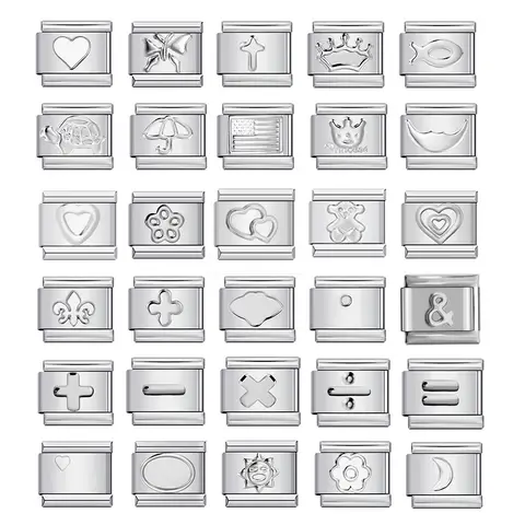 Y2k 동물 거북이 물고기 곰 마우스 볼록한 이탈리아어 매력 링크 맞는 9mm 팔찌 스테인레스 스틸 DIY 쥬얼리 도매 만들기