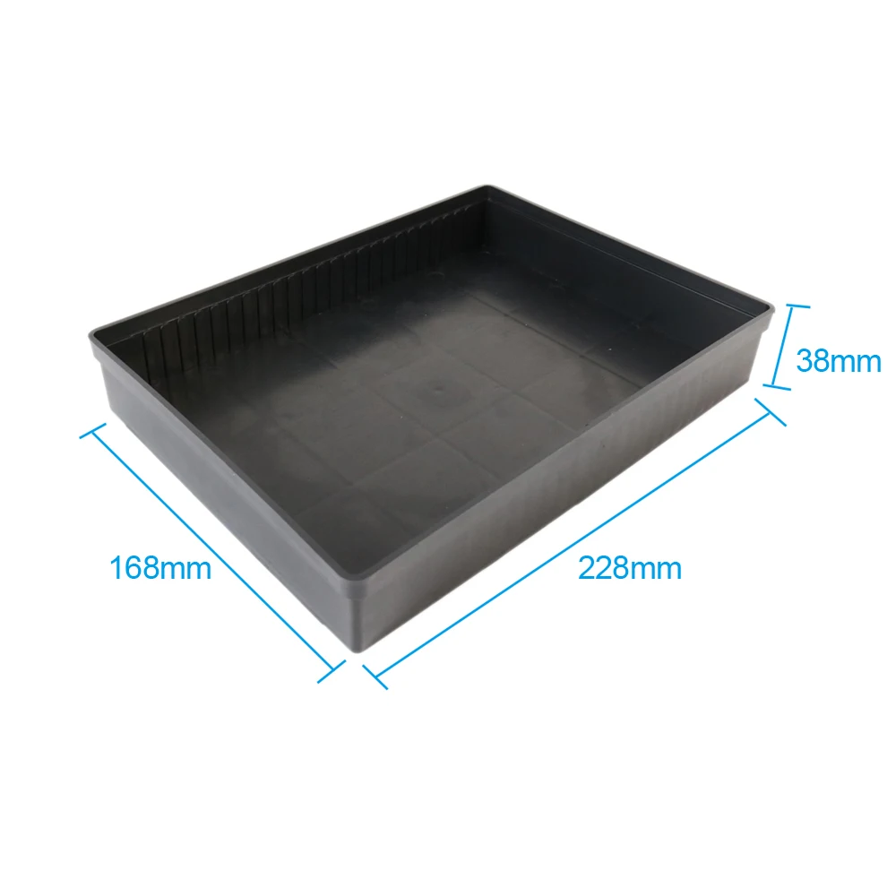 Q-TR8 ESD Tray 228x168x38mm PCB Storage Tray anti-static electricity Where To Buy  Conductive Tray For Workshop Circulation