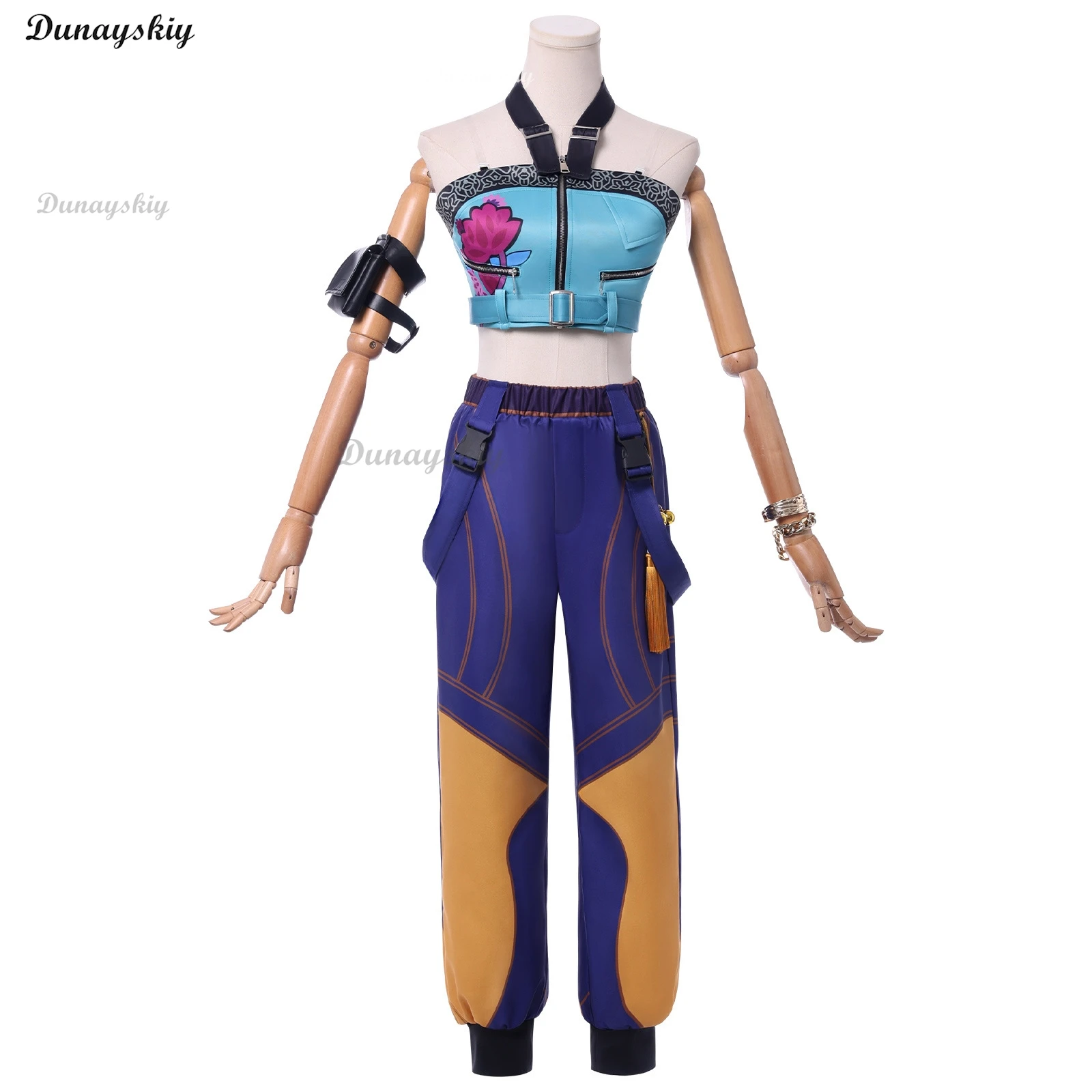 Mira Huntrix K-Pop Zoey Cosplay Costume Rumi Wig Demon Hunters Stage Clothes Halloween Girls Group Idol Roleplay Outfit Women