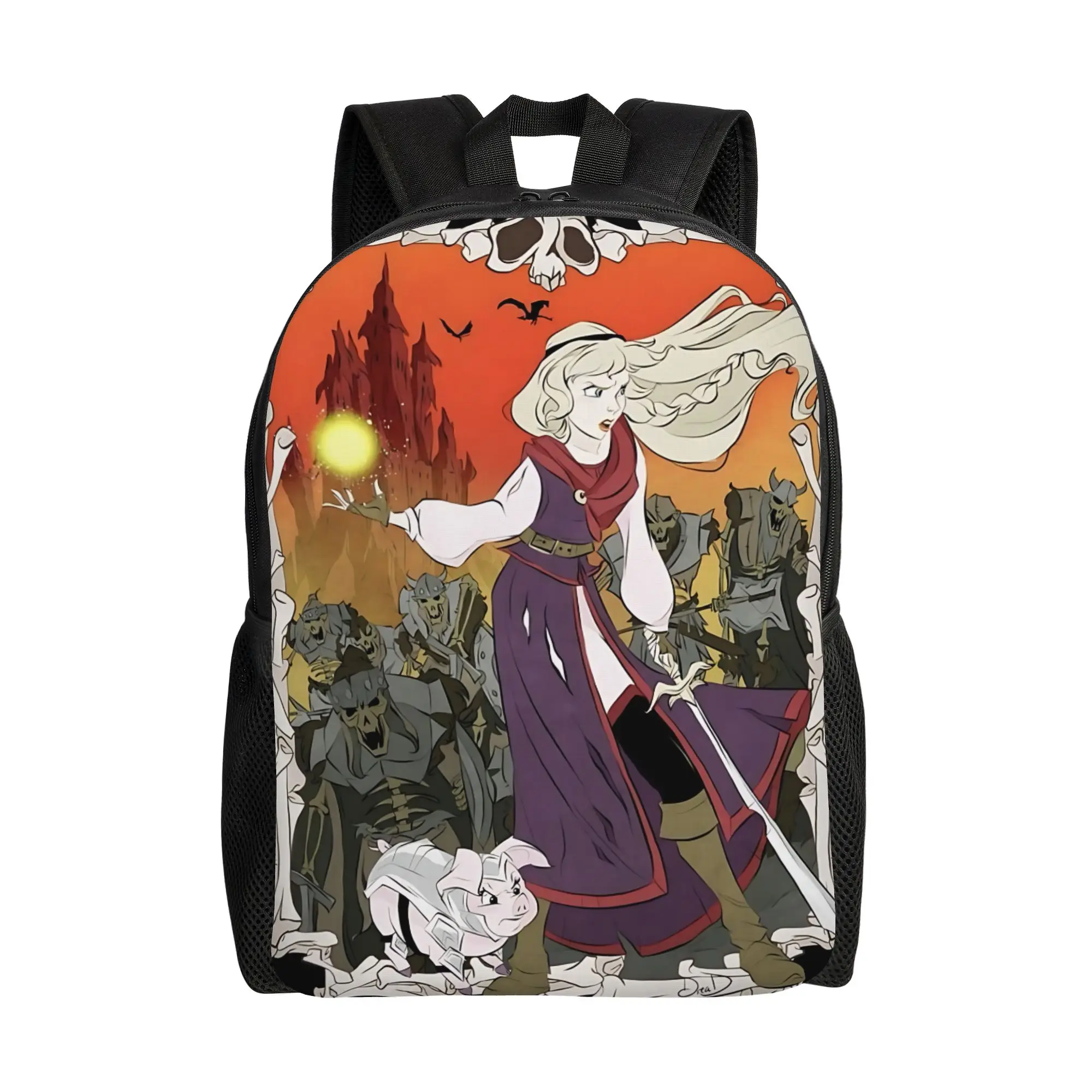 

1Piece The Black Cauldron Bookbag Princess Eilonwy Backpack New Semester Begins