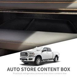 for Dodge RAM 1500 2500 3500 2019+ Glove Box Storage Box Accessories Armrest Tray Co-pilot Organizer