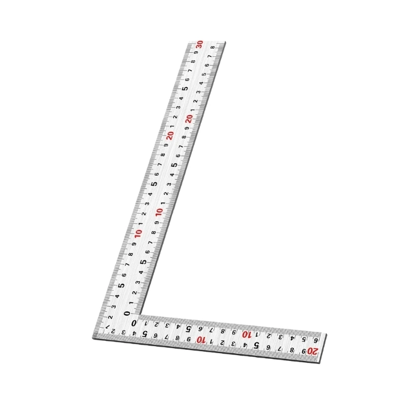 Stainless Steel L Square Ruler Tool for Woodworking, Construction Layout, Model Making, Measuring and Edges Checking