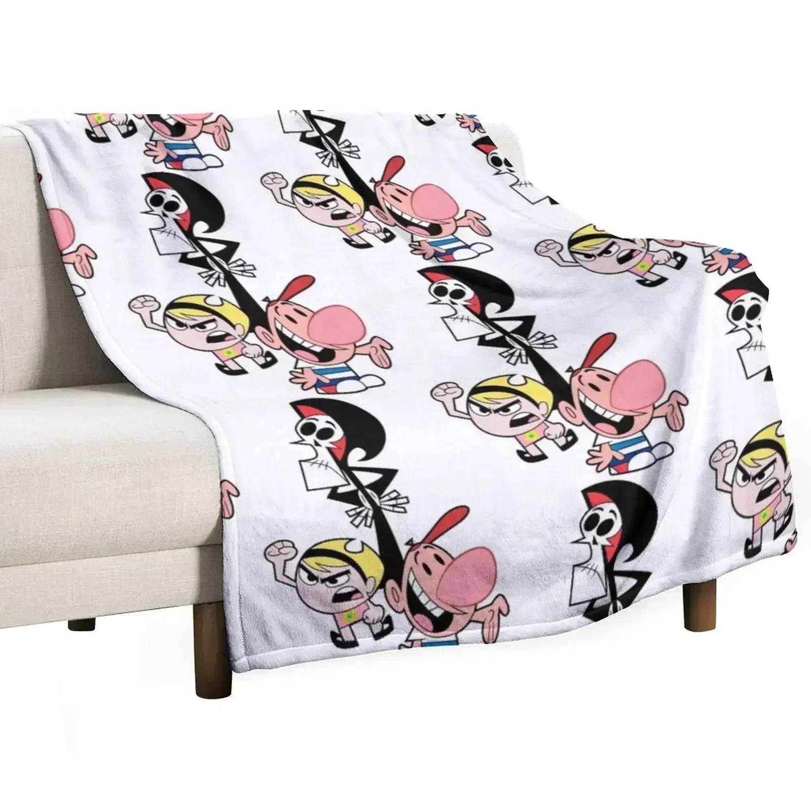 the ghoulish adventures of b and m Throw Blanket Plaid Quilt Weighted Flannels Custom valentine gift ideas Blankets