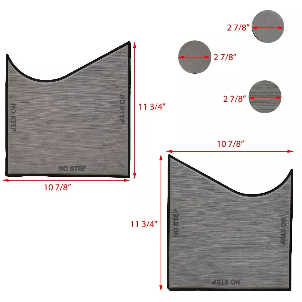 OEM Malibu Boat Non-Skid EVA Table Mat 4744229|w/ Cup Holder Pads (5PC) 20240073