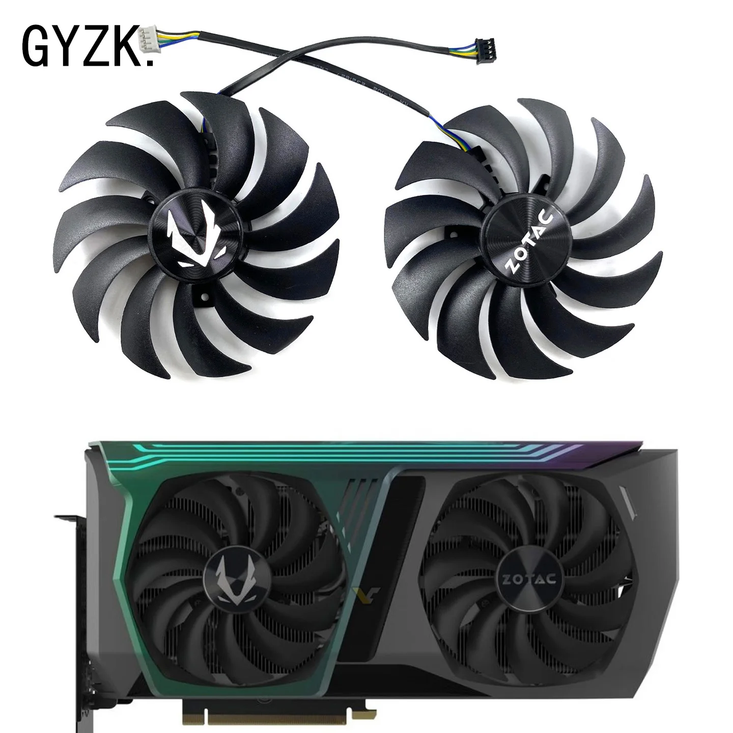 

100mm GAA8S2U RTX3070 For ZOTAC RTX 3070 AMP Holo Graphics Card Replacement Fan