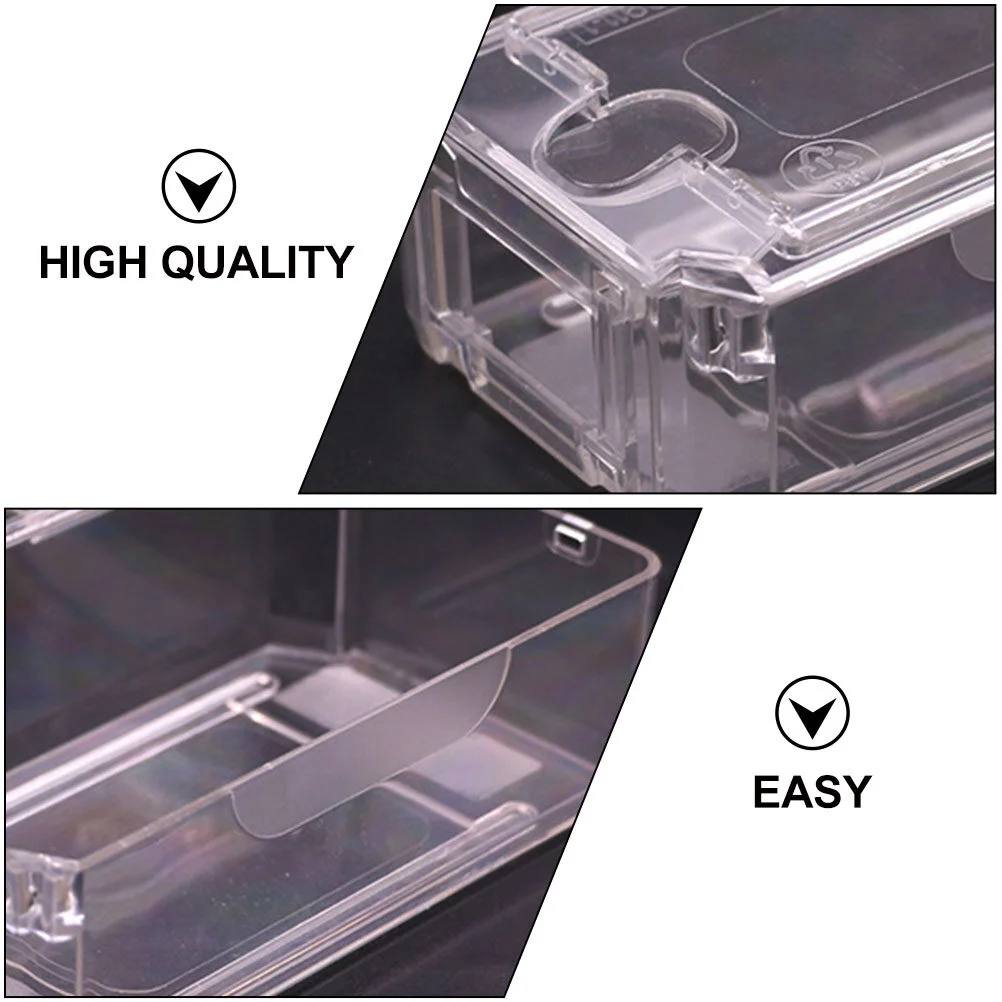 Transparent Watch Box Organizer Holder Bracelet Men Display Stand Case Storage Plastic Pet Man Coin Purses