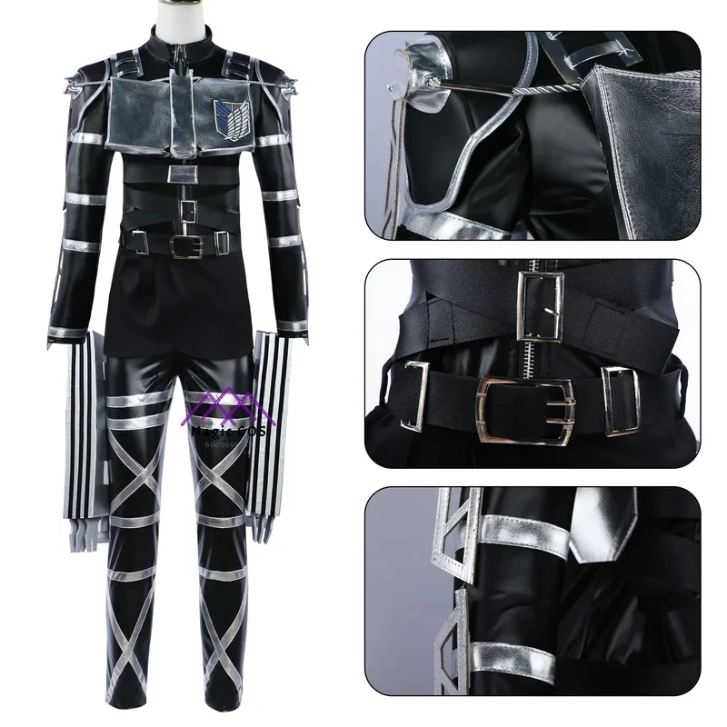 

✠2026✠ In Stock Hot Cosplay Costume Shoes Final Season Titan Jean Levi Mikasa Ackerman Armin Connie Hange Eren Combat Suit Hall✠