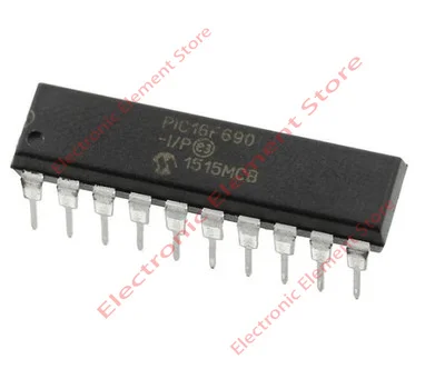 2PCS PIC16F690-I/P Microcontroller Chip DIP-20 PIC16F690