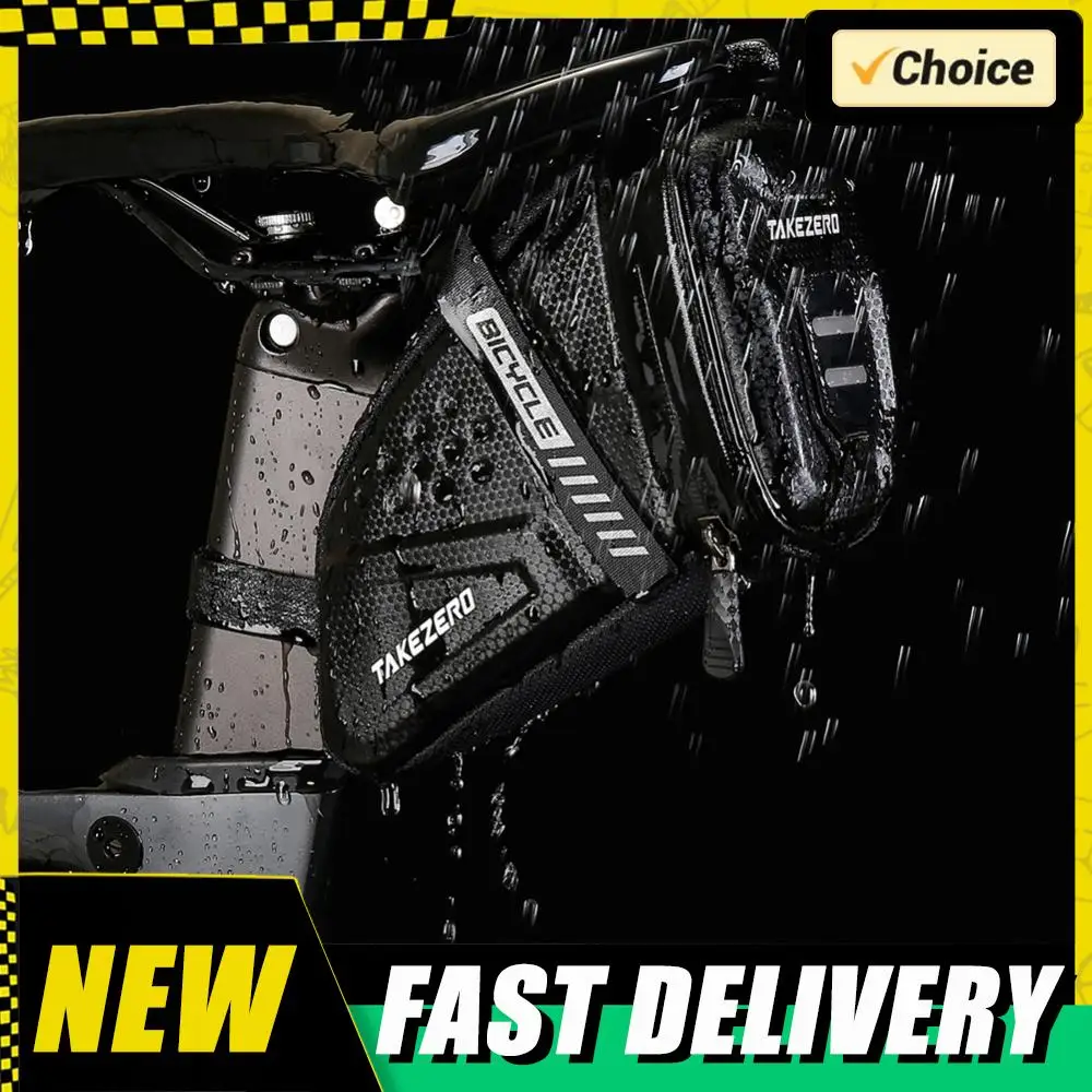 

1л велосипедная седельная сумка, большая вместительная сумка для велосипедного сиденья, велосипедная карманная сумка, светоотражающая велосипедная седельная сумка для горных дорожных велосипедов