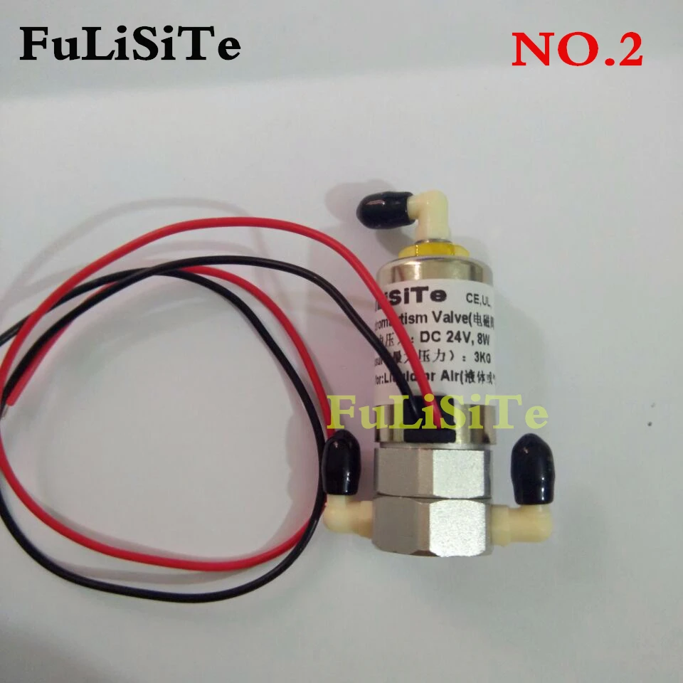 NO.2 FuLiSiTe 8W 24V 3way válvula solenóide válvula eletrônica acessórios para impressora