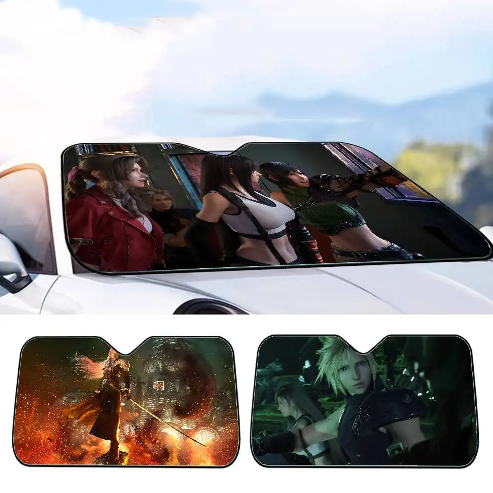 

Game Final-Fantasy VII Car SunShade Car Sunshade Window Sunshade Sunblock Front Windshield Hood Interior Front Baffle Sunshade