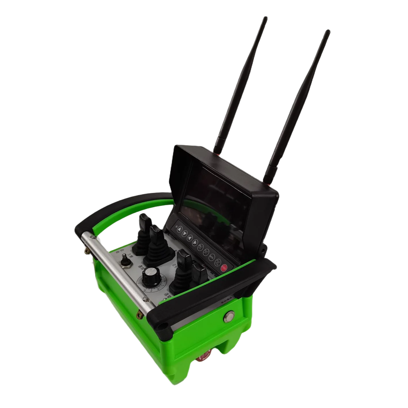 Wireless Remote Control for Vehicles Crane Camera Display Screen Learning Code Waterproof 500m Range Plastic Metal Construction