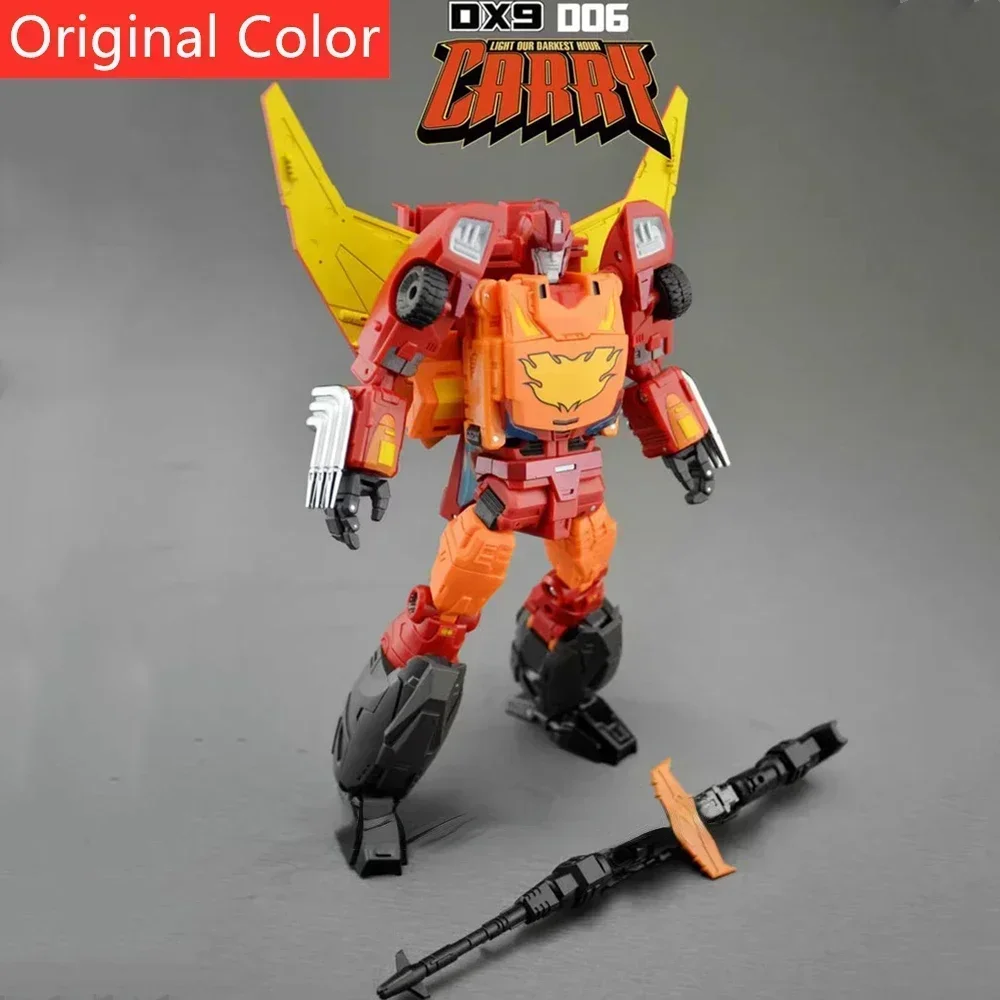 

In Stock Transformation Toy DX9 D06 Transformation Action Figure Rodimus Prime Metallic Folding MP Action Figure