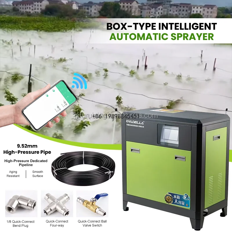 Smart Orchard Greenhouse Humidification Cooling Smart Misting System Fogging Agricultural Sprayer Mist Sprayer